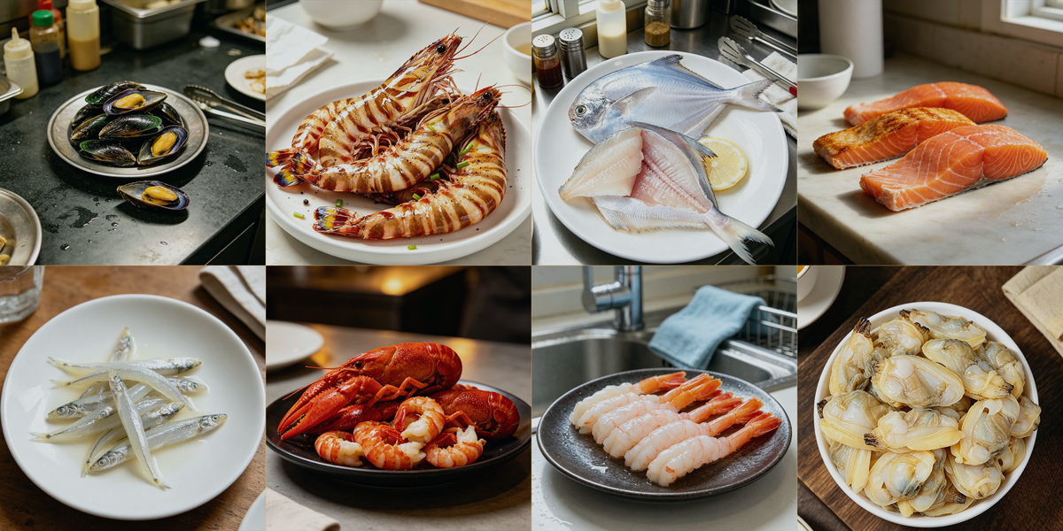 IVOR DUNN seafood range