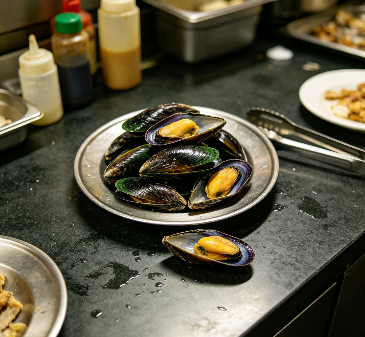 Steamed Mussels
