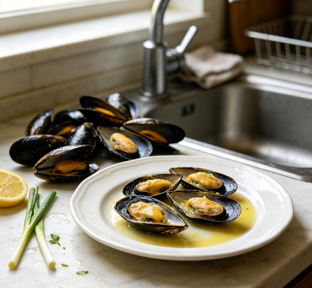 Steamed Mussels