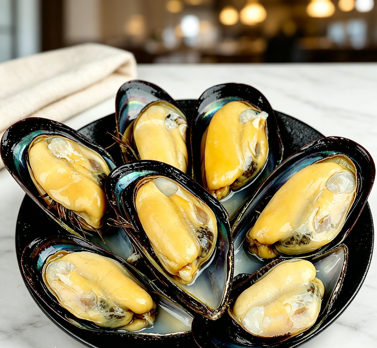 Steamed Mussels